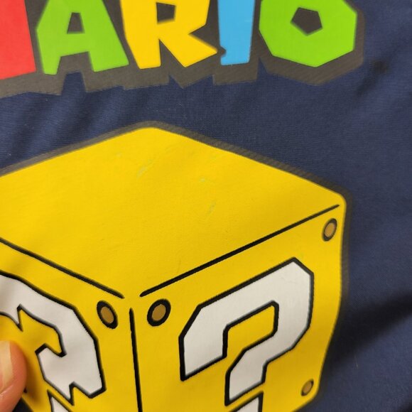 Super Mario Brothers Bomber Jacket Boys Size 8 Medium Blue - Picture 4 of 16